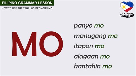 yours in Tagalog .